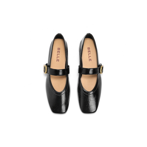 百丽显瘦时装玛丽珍鞋女2025春新气质优雅单鞋B2440AQ5