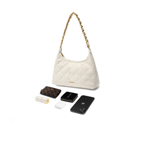 百丽包包女2025春新商场同款小香风链条包单肩斜挎腋下包X7206AX5