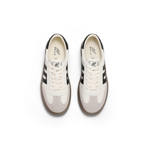 百丽休闲舒适德训鞋女2025春新时尚百搭板鞋D3A2DAM5