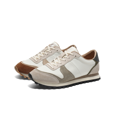 百丽复古撞色休闲运动鞋男2025新商场同款户外慢跑阿甘鞋8QR01AM5