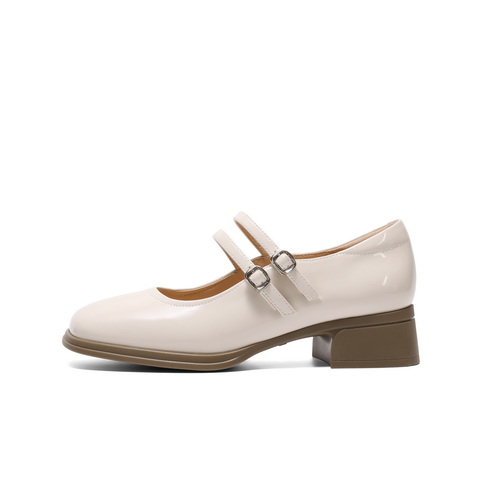 百丽扣带时装玛丽珍鞋女2025春新时尚优雅鞋3OK01AQ5