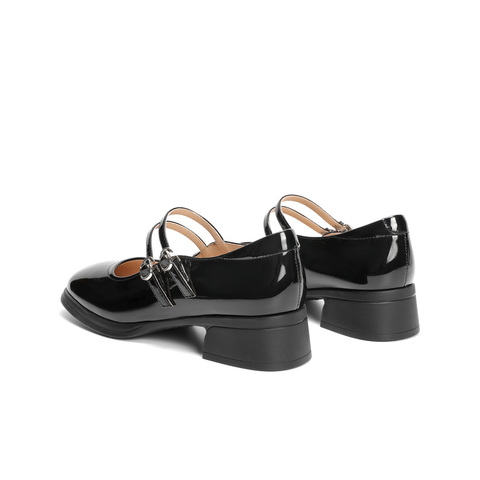 百丽扣带时装玛丽珍鞋女2025春新时尚优雅鞋3OK01AQ5