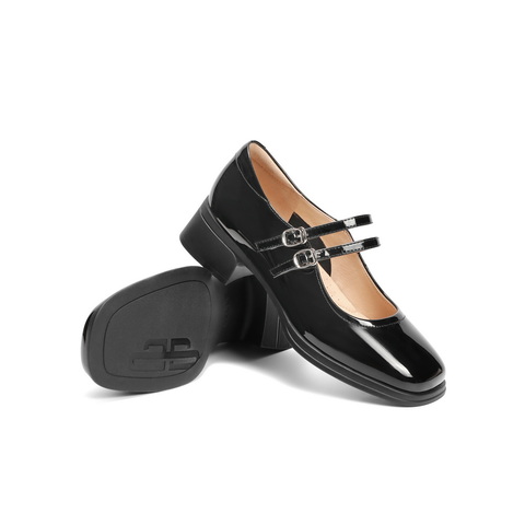 百丽扣带时装玛丽珍鞋女2025春新时尚优雅鞋3OK01AQ5