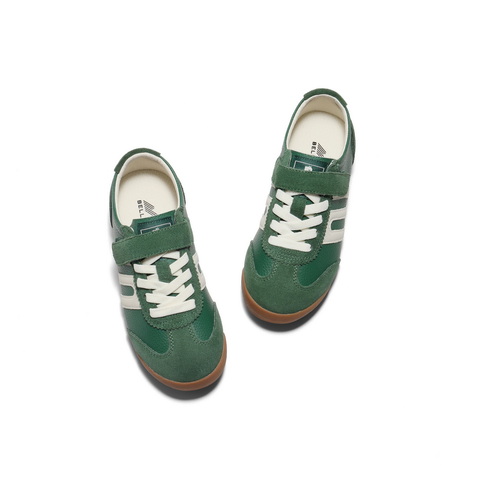 百丽休闲舒适阿甘德训鞋女2025春新商场同款拼色儿童板鞋13020A85