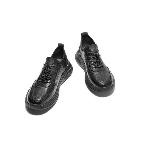 百丽厚底增高休闲健步鞋男2025春新商场同款商务运动鞋子D2X18AM5