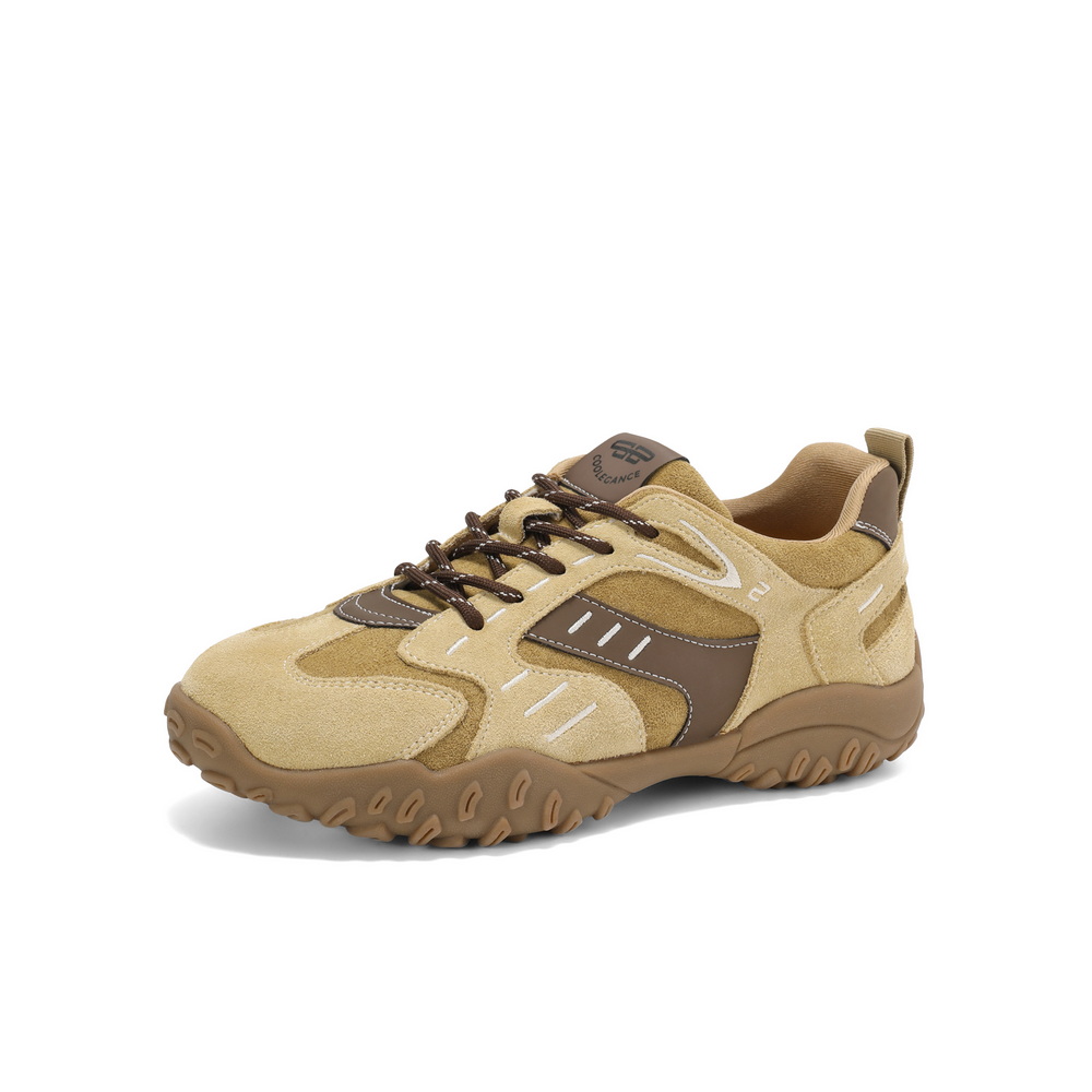 百丽时尚拼接阿甘鞋女2025春新休闲舒适鞋B2433AM5