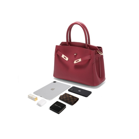 百丽包包女鎏金岁月商场同款质感铂金包单肩斜挎手提包X7257AX5