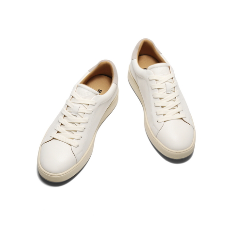 百丽时尚小白鞋男鞋2025春新商场同款牛皮革休闲运动板鞋D5E03AM5