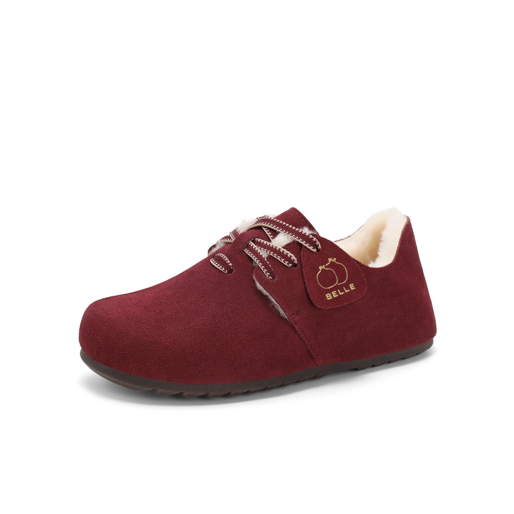 百丽复古勃肯鞋女2025春新商场同款柔软舒适休闲吐司鞋B7Z1DAM5