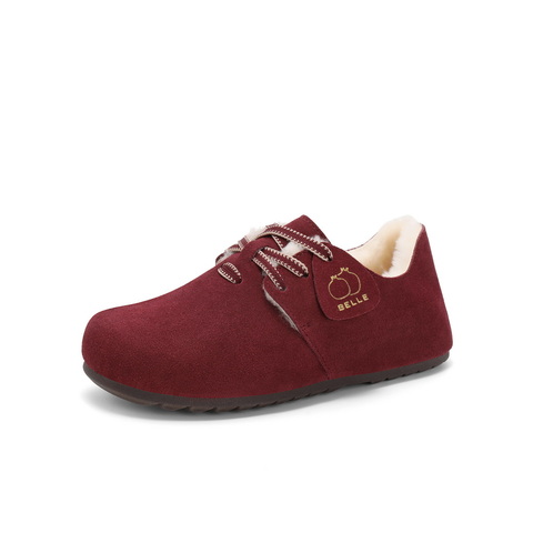 百丽复古勃肯鞋女2025春新商场同款柔软舒适休闲吐司鞋B7Z1DAM5