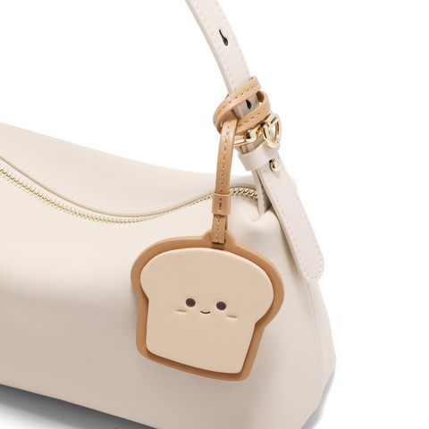 百丽包包女2025春商场同款爆火吐司枕头包单肩斜挎小方包7986BAX5