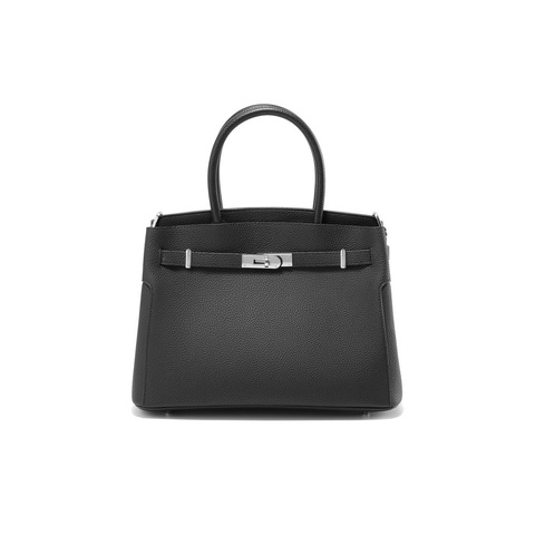 百丽包包女25春鎏金岁月高级质感铂金包单肩斜挎手提包X7242AX5