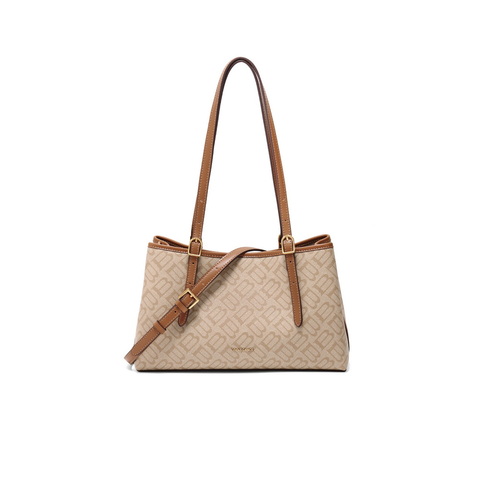 百丽包包女2025春新款复古通勤单肩斜挎托特包X7239AX5