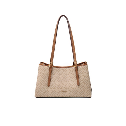 百丽包包女2025春新款复古通勤单肩斜挎托特包X7239AX5