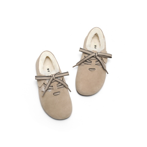 百丽时尚复古勃肯鞋女24秋季新款商场同款全包吐司鞋84010A85