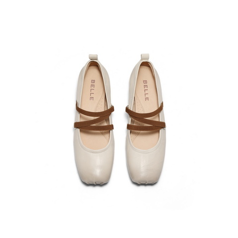 百丽扣带时装玛丽珍鞋女2025春新时尚优雅鞋D3Z1DAQ5