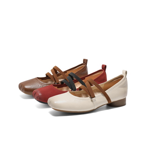 百丽扣带时装玛丽珍鞋女2025春新时尚优雅鞋D3Z1DAQ5