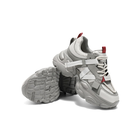 百丽时尚拼色老爹女2025春新商场同款小众潮流休闲鞋D4Y1DAM5