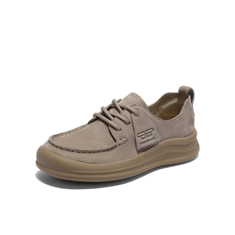 百丽舒适勃肯鞋女2025春新商场同款真皮质感休闲鞋D5G1DAM5