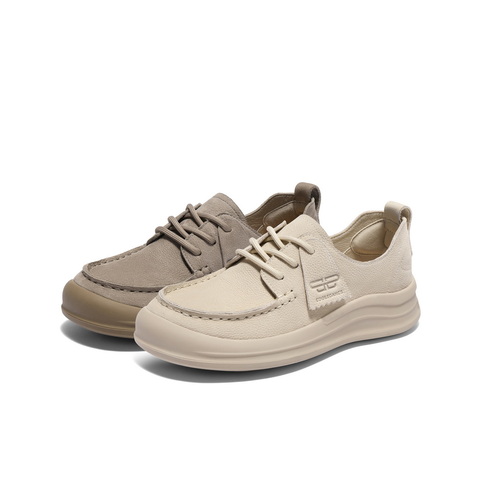 百丽舒适勃肯鞋女2025春新商场同款真皮质感休闲鞋D5G1DAM5