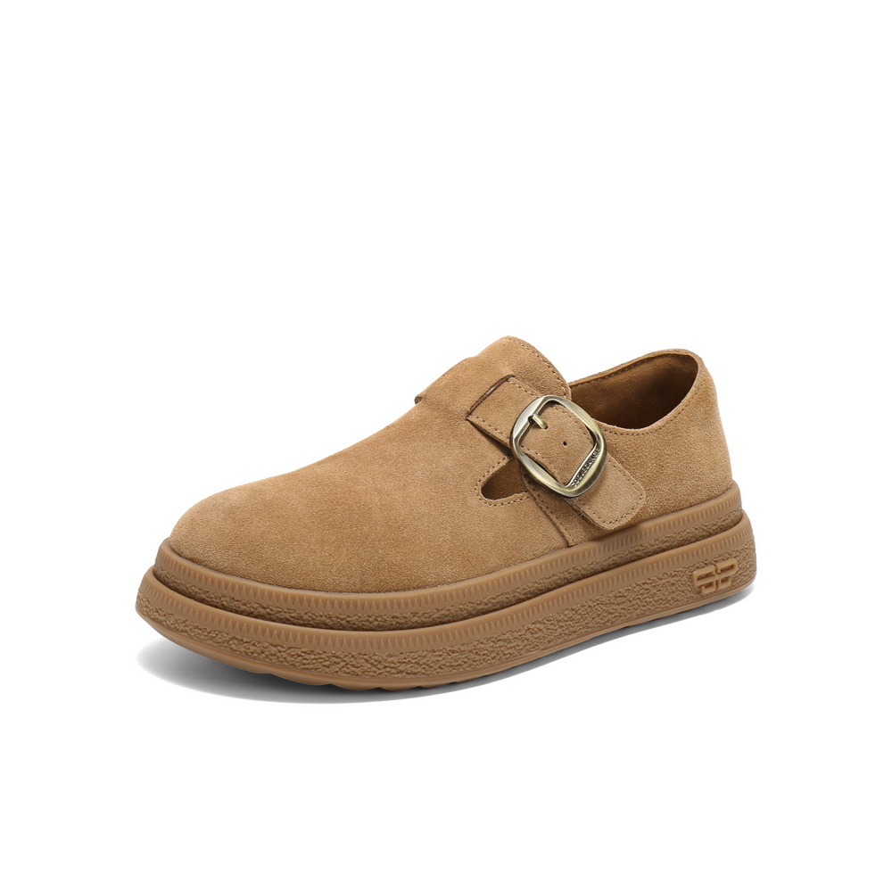 百丽时尚复古勃肯鞋女2025春新商场同款舒适休闲鞋D4V1DAM5