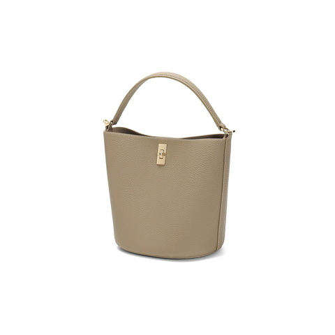 百丽包包女2025新款质感简约休闲百搭单肩斜挎手提水桶包BL812BX5