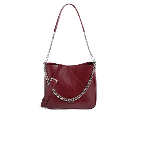 百丽包包女2025新商场同款时尚简约百搭单肩斜挎水桶包BL813BX5