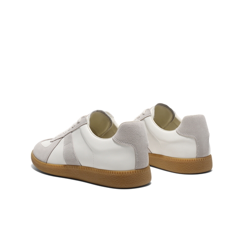 百丽复古潮搭德训鞋男2025春季新款拼接撞色休闲运动板鞋A1866AM5