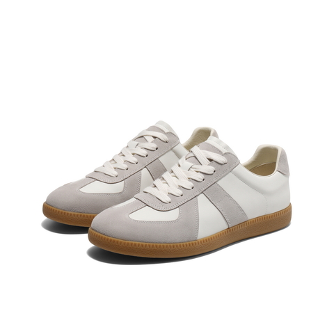 百丽复古潮搭德训鞋男2025春季新款拼接撞色休闲运动板鞋A1866AM5