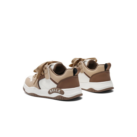 百丽卡通拼色板鞋女2025春新商场同款休闲舒适童鞋25238A85