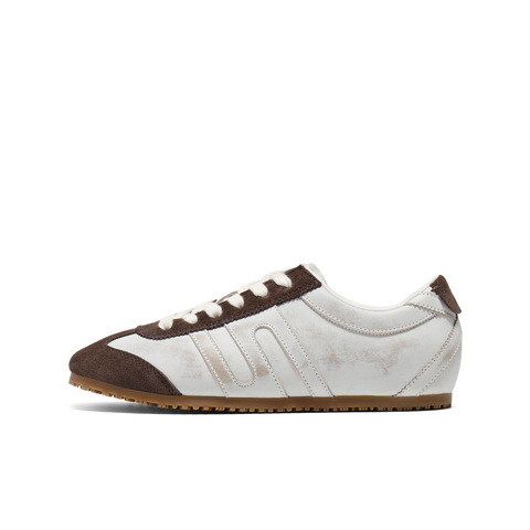 百丽擦色复古跑道德训鞋女2025春新商场同款时尚休闲鞋D5N1DAM5