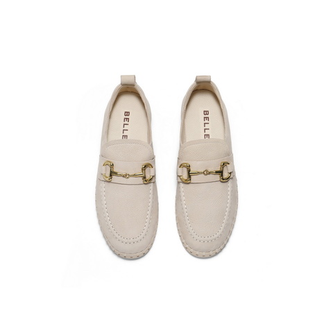 百丽舒适便士乐福鞋女2025春新商场同款真皮质感百搭鞋D5F1DAA5