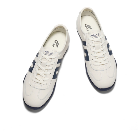 百丽复古撞色休闲运动鞋男2025夏新潮搭户外慢跑鞋阿甘鞋8SR01BM5