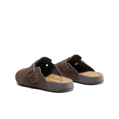 百丽一脚蹬休闲吐司拖男2025夏季新舒适潮搭包头拖勃肯鞋A1900BT5