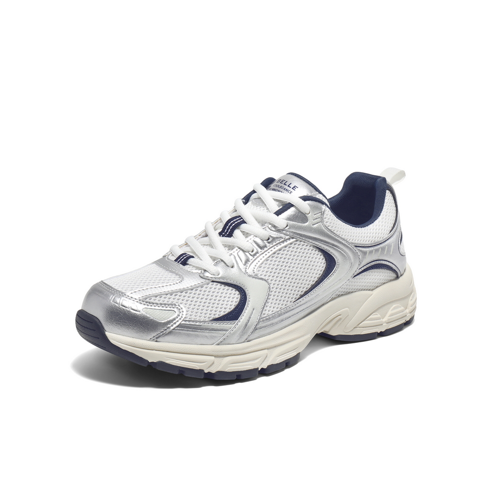 百丽透气网面老爹鞋男鞋2025夏季新款厚底增高休闲运动鞋A1877BM5