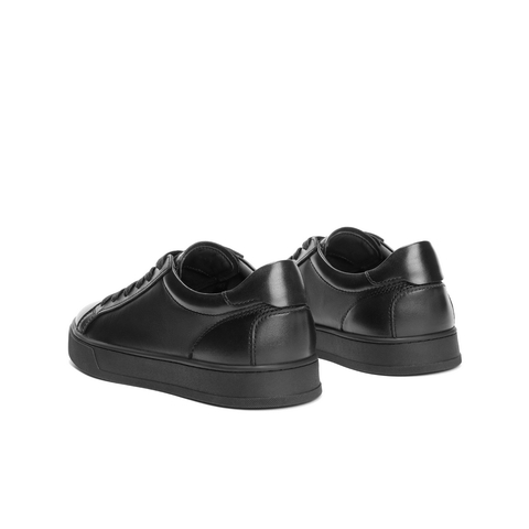 百丽时尚百搭休闲鞋男鞋2025夏新商场同款牛皮革系带板鞋D4V07BM5