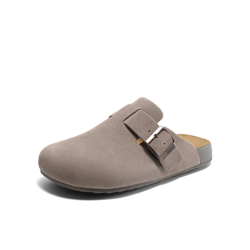 百丽一脚蹬休闲吐司拖男2025夏季新舒适潮搭包头拖勃肯鞋A1900BT5