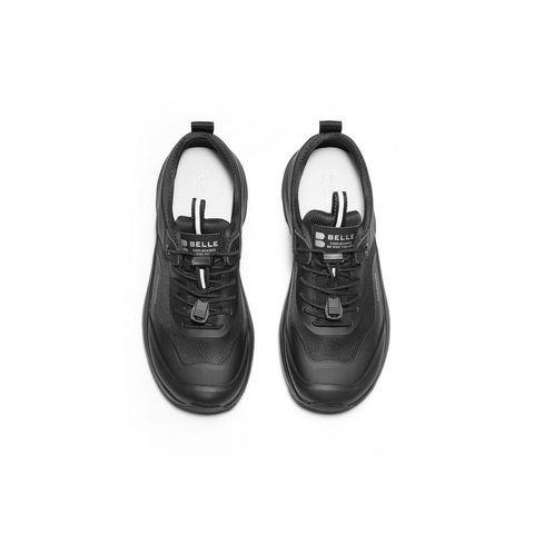 百丽拼接舒适网面鞋2025夏新商场同款厚底时尚休闲鞋D5C1DBM5