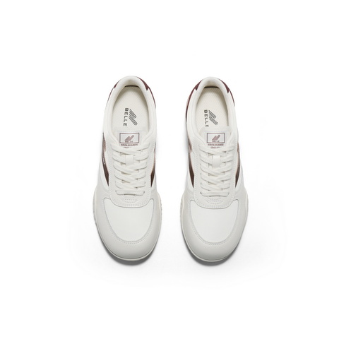 百丽亮眼撞色休闲鞋女2025春新商场同款复古舒适鞋3QS28BM5