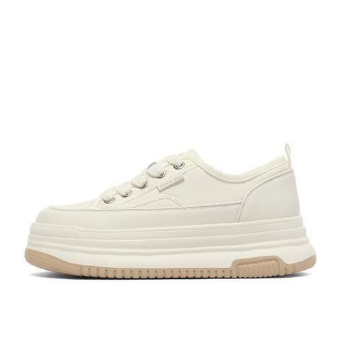 百丽ins潮板鞋女25新春商场同款休闲小白鞋Z7G1DAM5