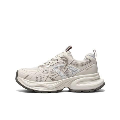 百丽舒适拼接老爹鞋2025春新网面透气运动休闲鞋B2535AM5