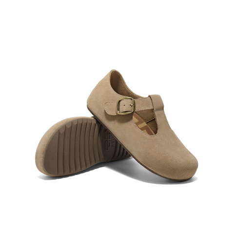 百丽复古魔术贴勃肯鞋2025春新商场同款透气休闲鞋D5U1DAA5