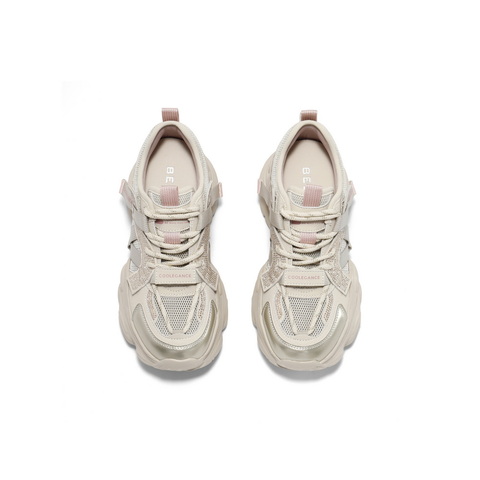 百丽时尚拼接老爹鞋2025夏新商场同款增高厚底鞋D5D2DBM5