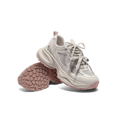 百丽潮流拼色老爹鞋女2025春新商场同款厚底运动休闲鞋D7A1DAM5