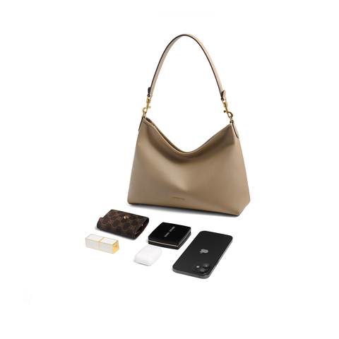 百丽包包女25夏商场同款通勤HOBO单肩斜挎托特包X7199BX5