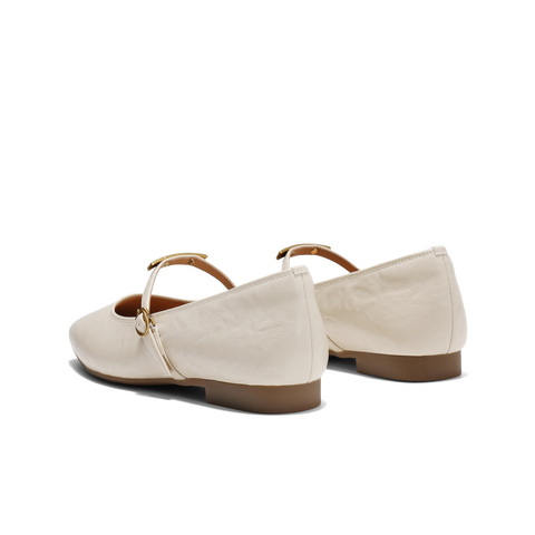 百丽气质时装玛丽珍鞋女2025春新一字带舒适单鞋B2511AQ5