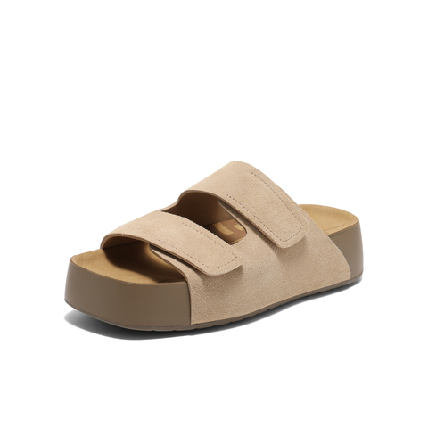 百丽复古厚底勃肯拖鞋女2025春新商场同款舒适可外穿拖鞋D5Z2DBT5