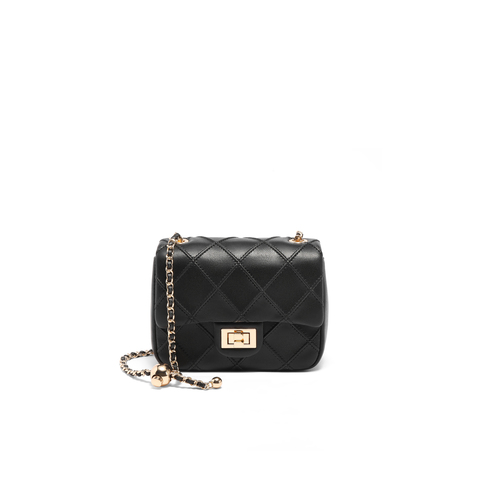 百丽包女2025夏商场同款小香风菱格华夫饼单肩斜挎绗缝包X7307BX5