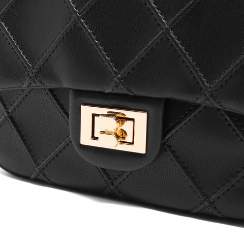 百丽包女2025夏商场同款小香风菱格华夫饼单肩斜挎绗缝包X7307BX5