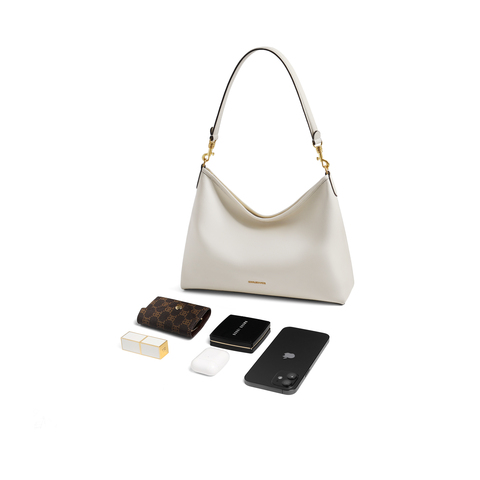 百丽包包女25夏商场同款通勤HOBO单肩斜挎托特包X7199BX5